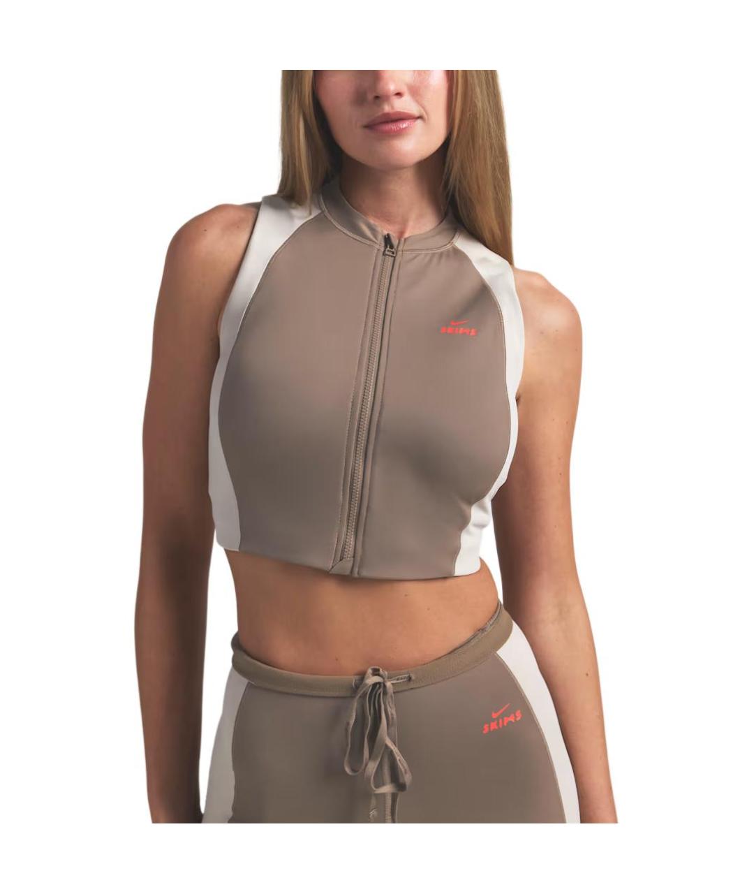 NIKE Коричневый бюстгалтеры, фото 3