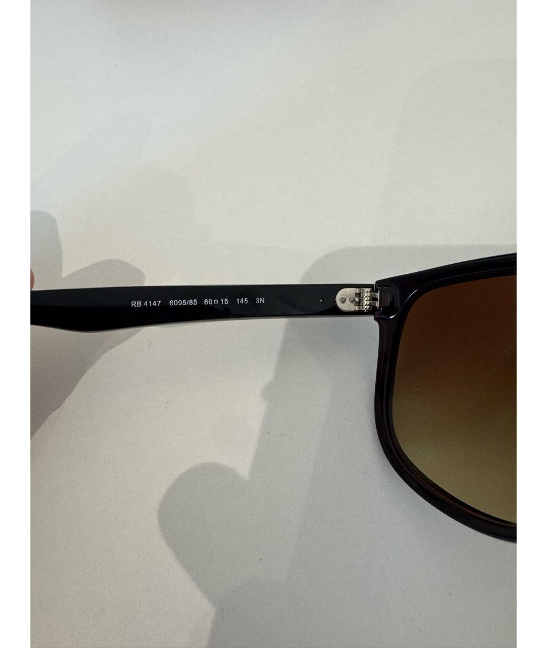 RAY BAN Коричневые солнцезащитные очки, фото 5