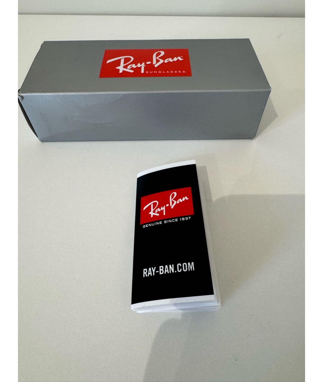 RAY BAN Коричневые солнцезащитные очки, фото 4