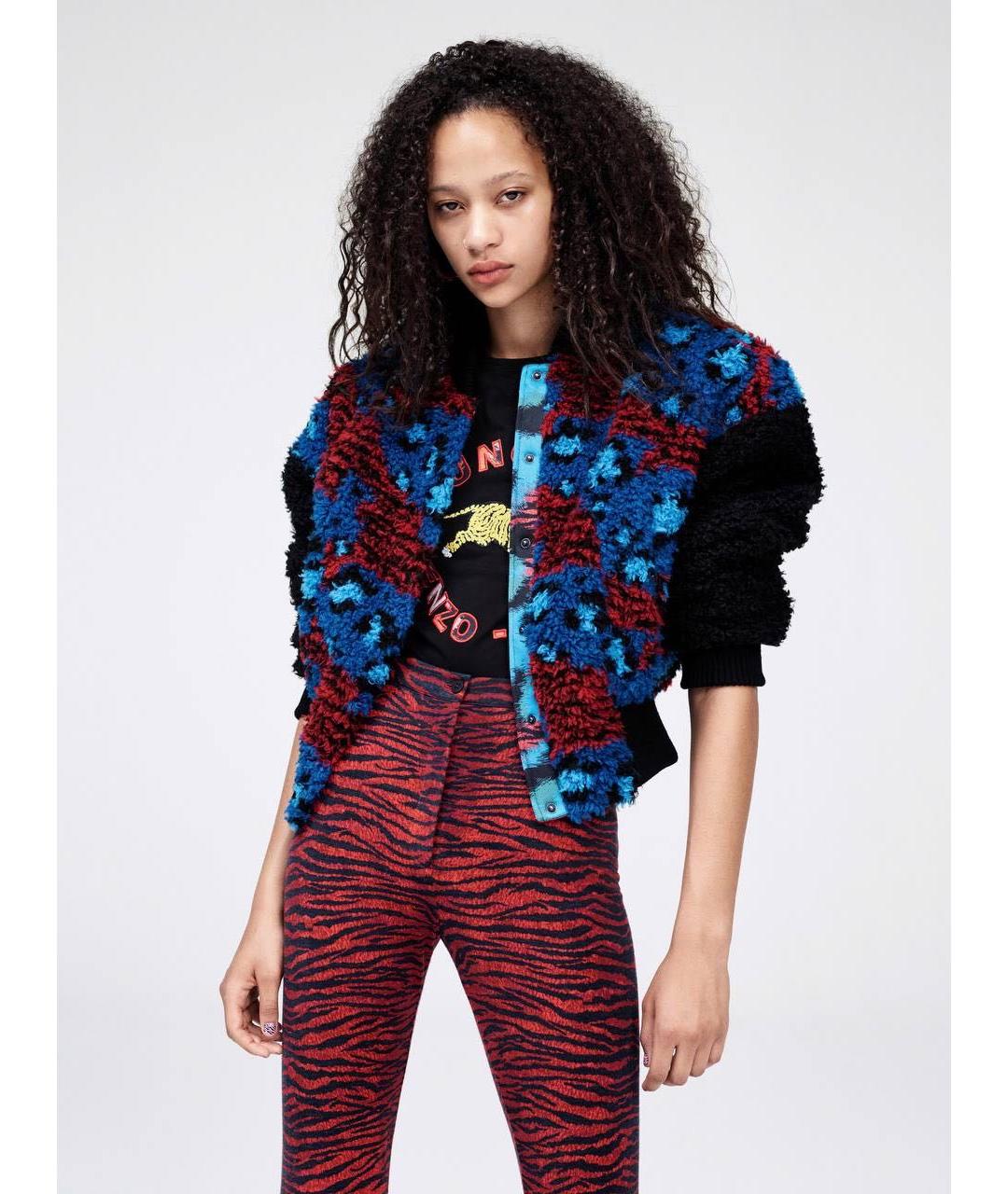 KENZO Мульти шерстяная куртка, фото 4