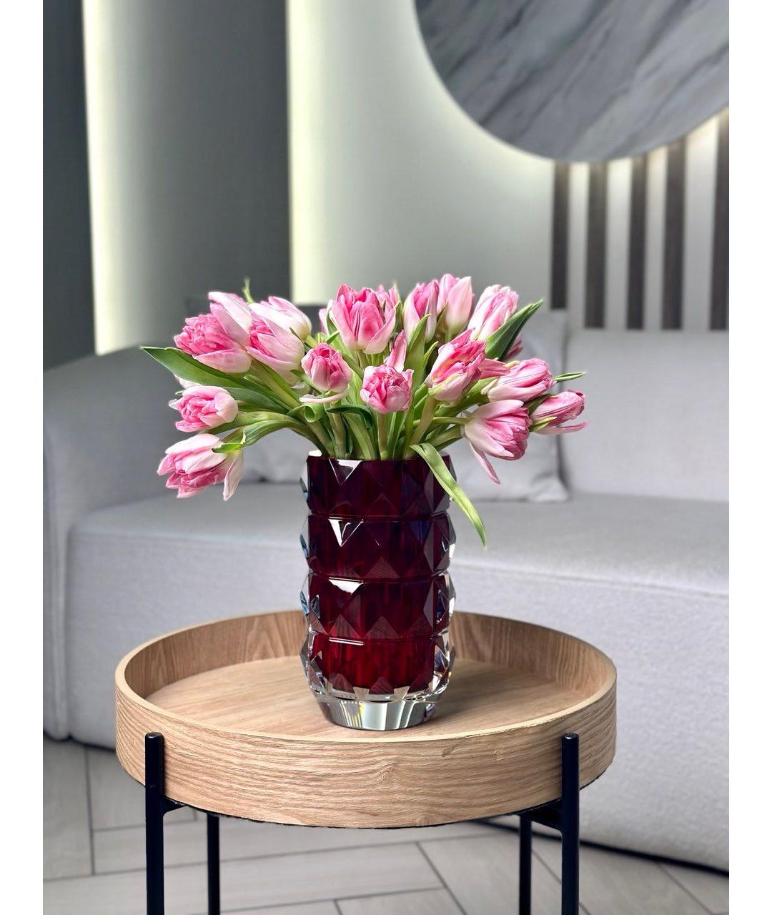 BACCARAT Красная ваза, фото 2