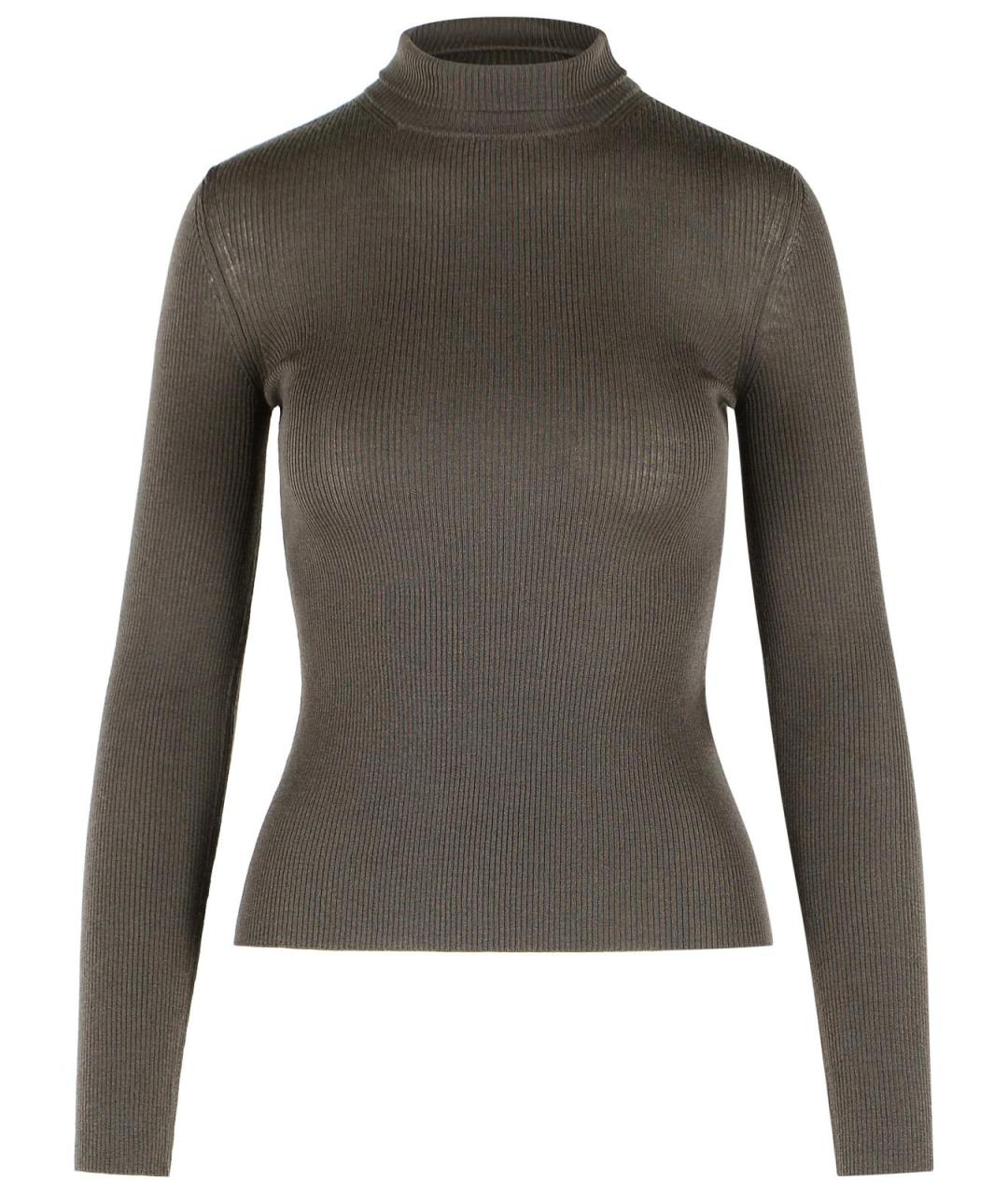 MAX MARA Коричневый шерстяной джемпер / свитер, фото 1