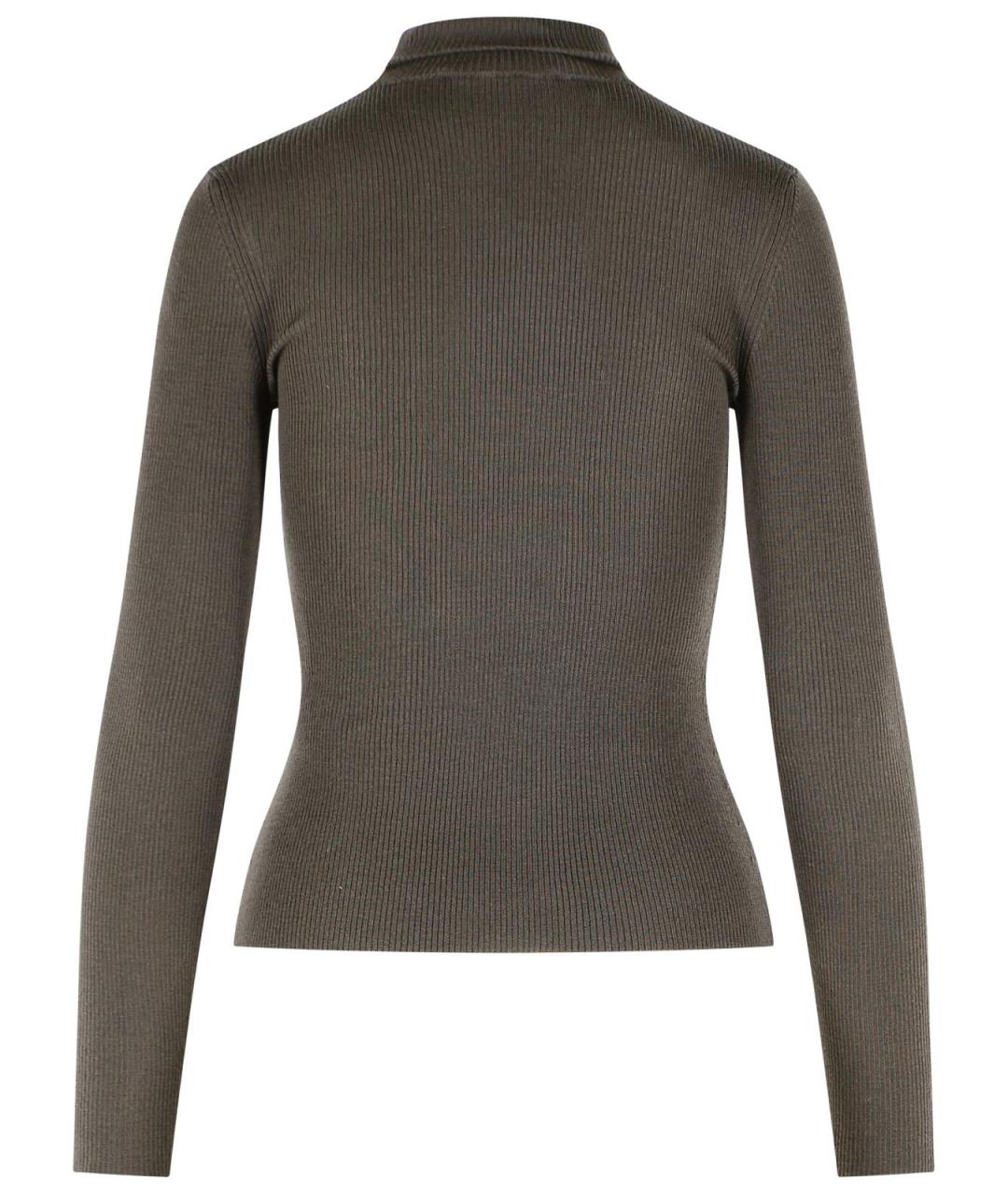 MAX MARA Коричневый шерстяной джемпер / свитер, фото 3