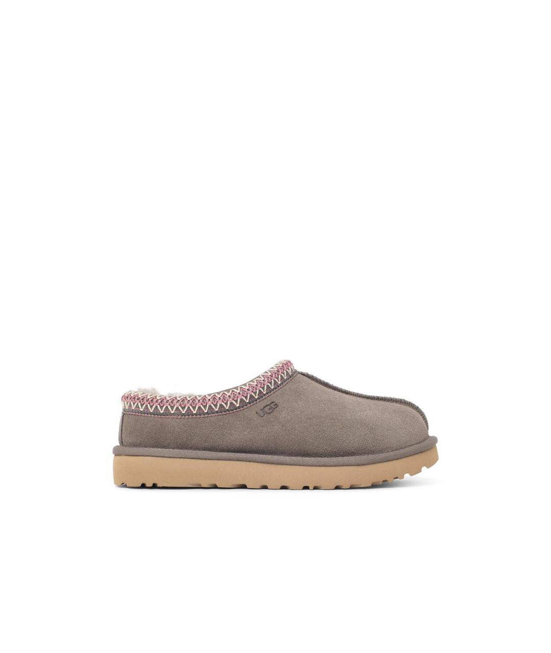 UGG Серые замшевые сабо, фото 4