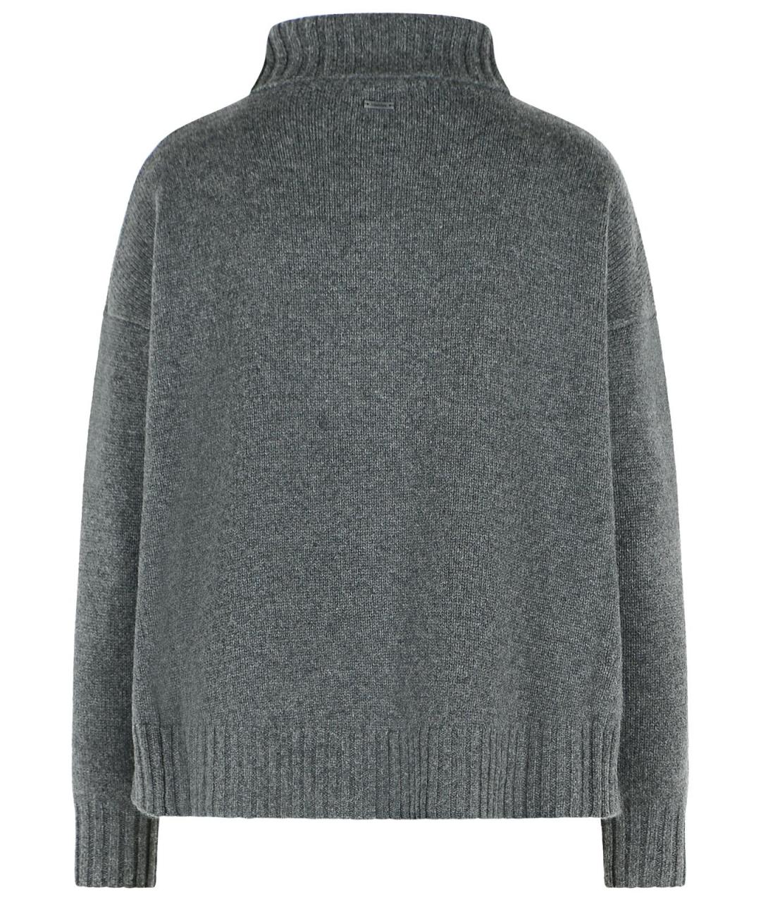 MAX MARA Серый кашемировый джемпер / свитер, фото 3