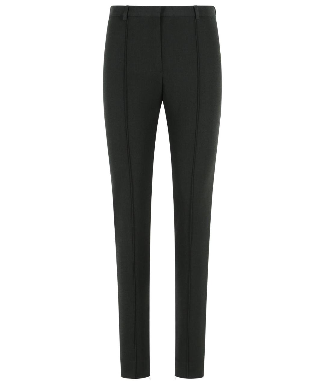 ACNE STUDIOS Черные полиэстеровые брюки узкие, фото 1