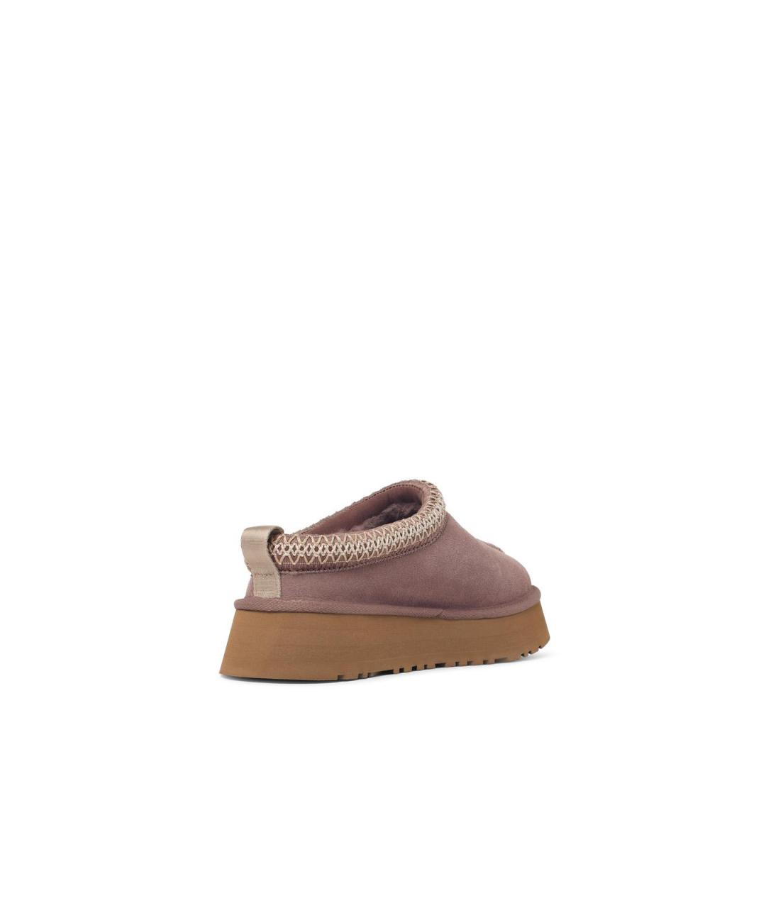 UGG Фиолетовые замшевые сабо, фото 3