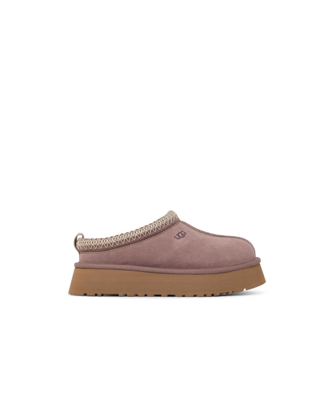 UGG Фиолетовые замшевые сабо, фото 4