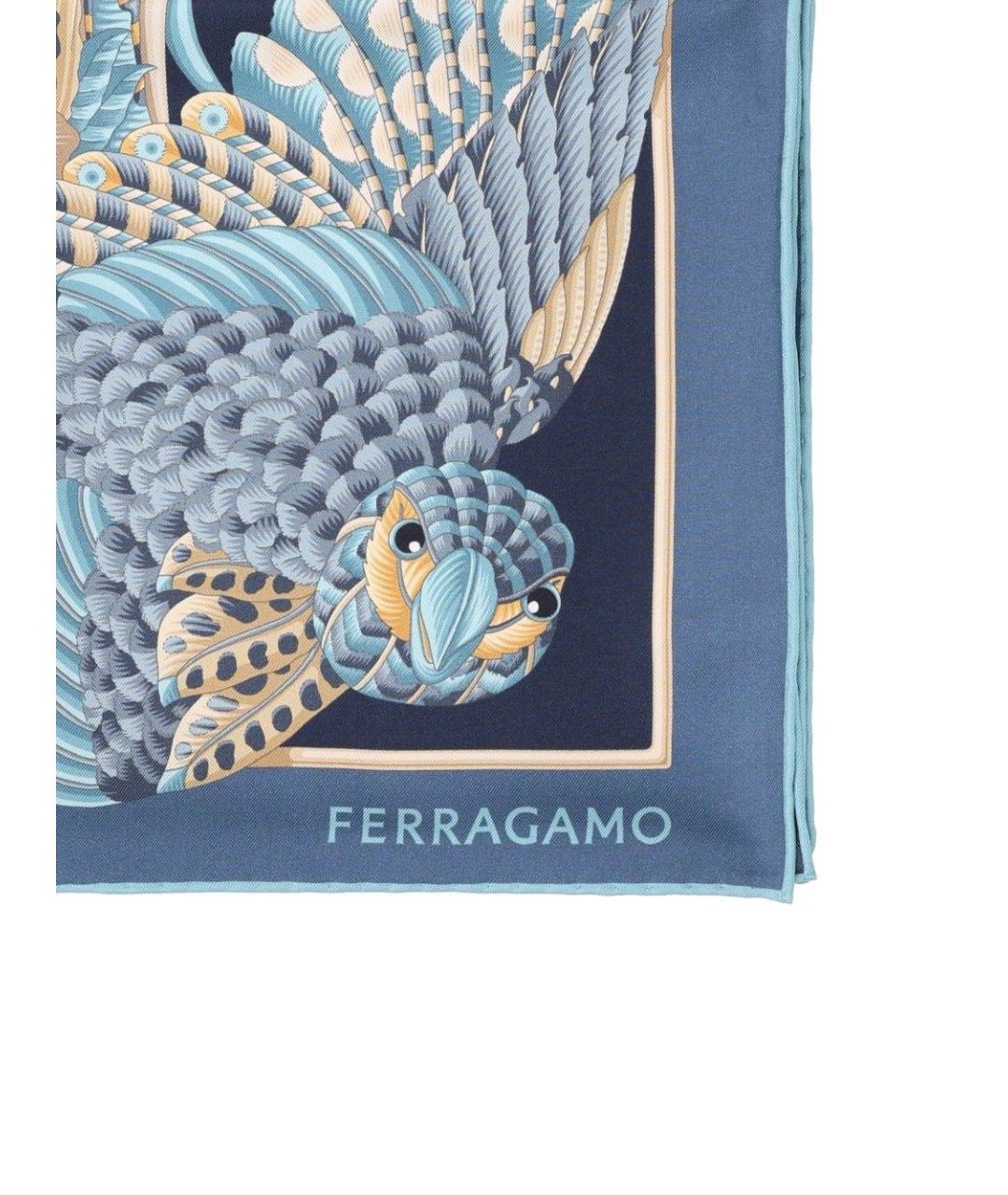 FERRAGAMO Мульти шелковый шарф, фото 2