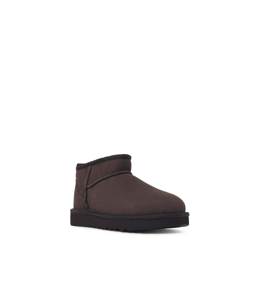 UGG Коричневые замшевые полусапоги, фото 2