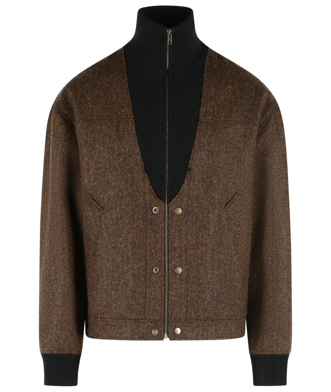 MAISON MARGIELA Коричневая вискозная куртка, фото 1