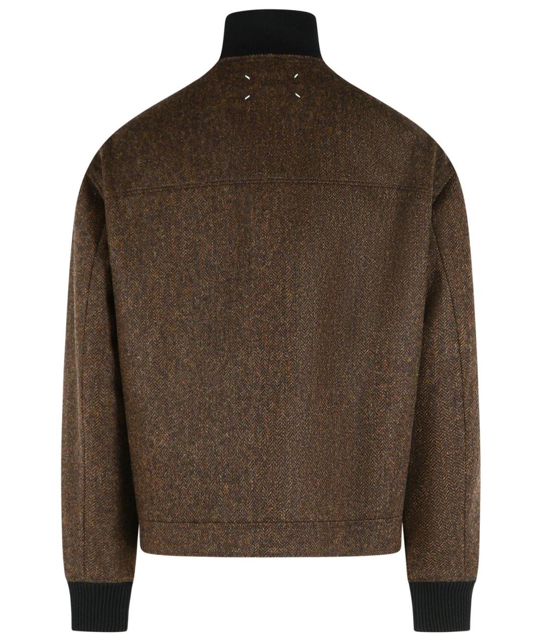 MAISON MARGIELA Коричневая вискозная куртка, фото 3