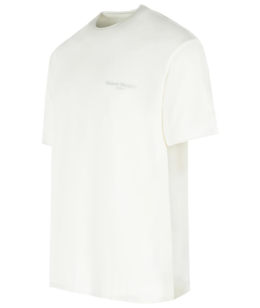 MAISON MARGIELA Белая вискозная футболка, фото 2
