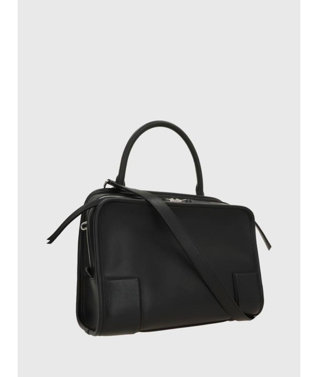 LOEWE Черная кожаная сумка тоут, фото 2
