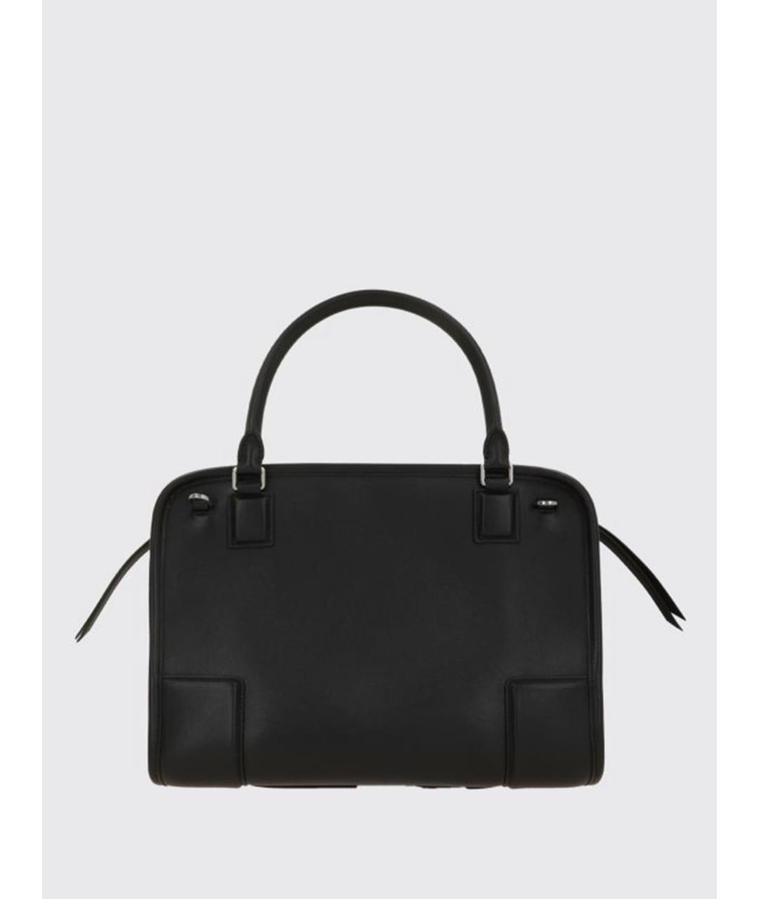 LOEWE Черная кожаная сумка тоут, фото 3