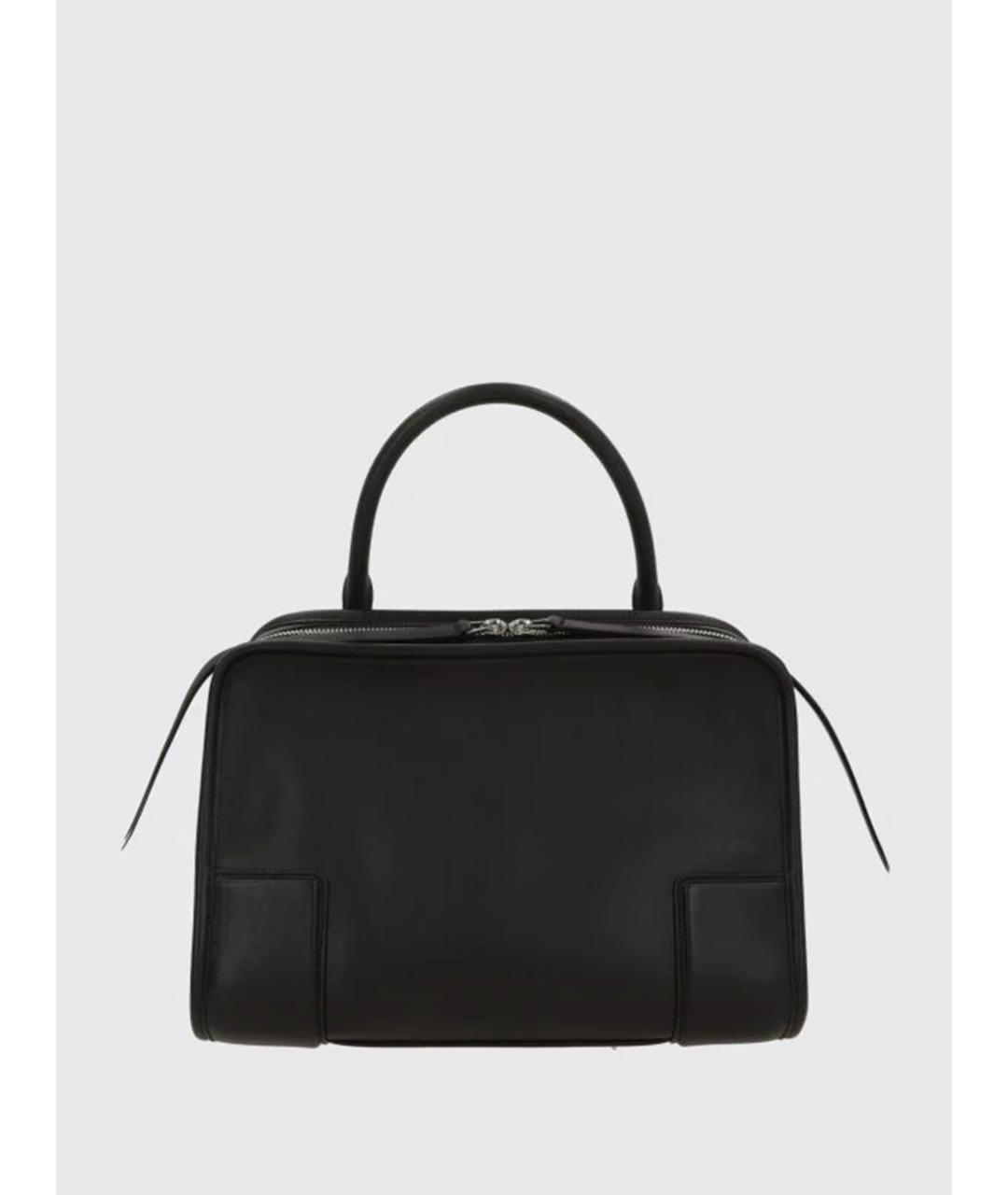 LOEWE Черная кожаная сумка тоут, фото 5