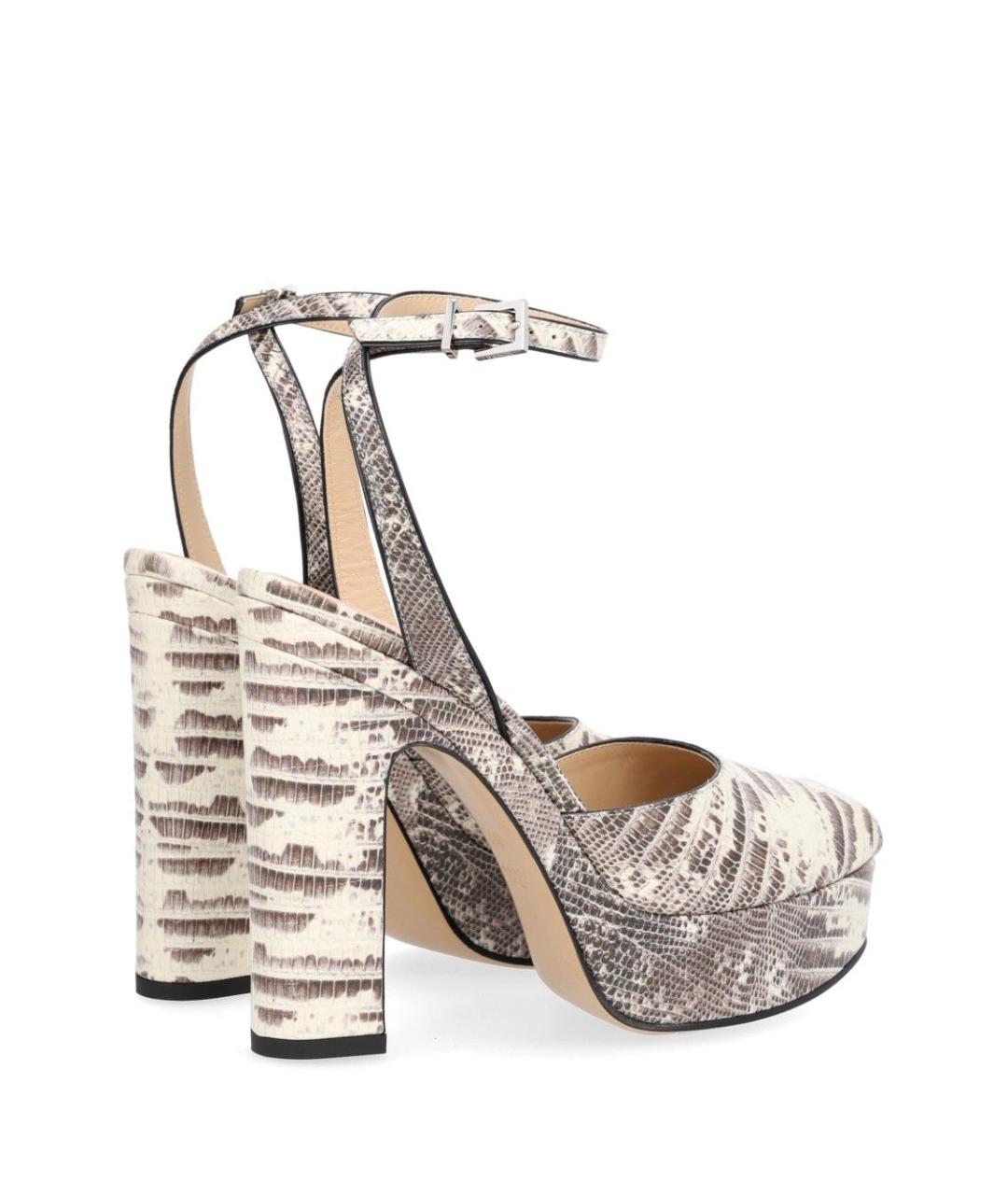 FENDI Мульти кожаные босоножки, фото 3