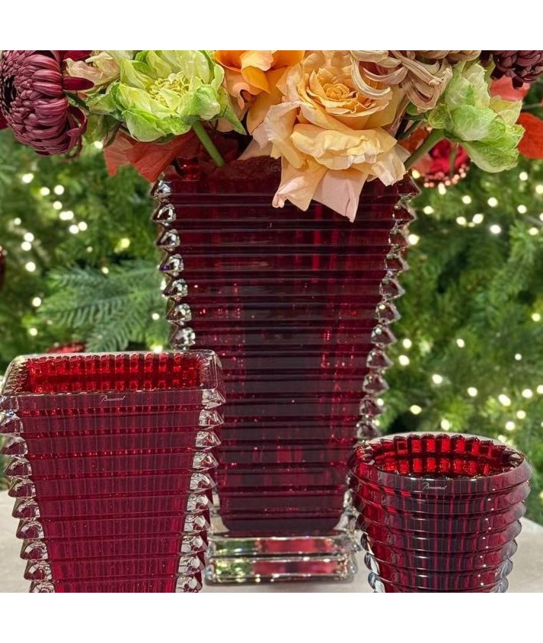 BACCARAT Красная ваза, фото 4