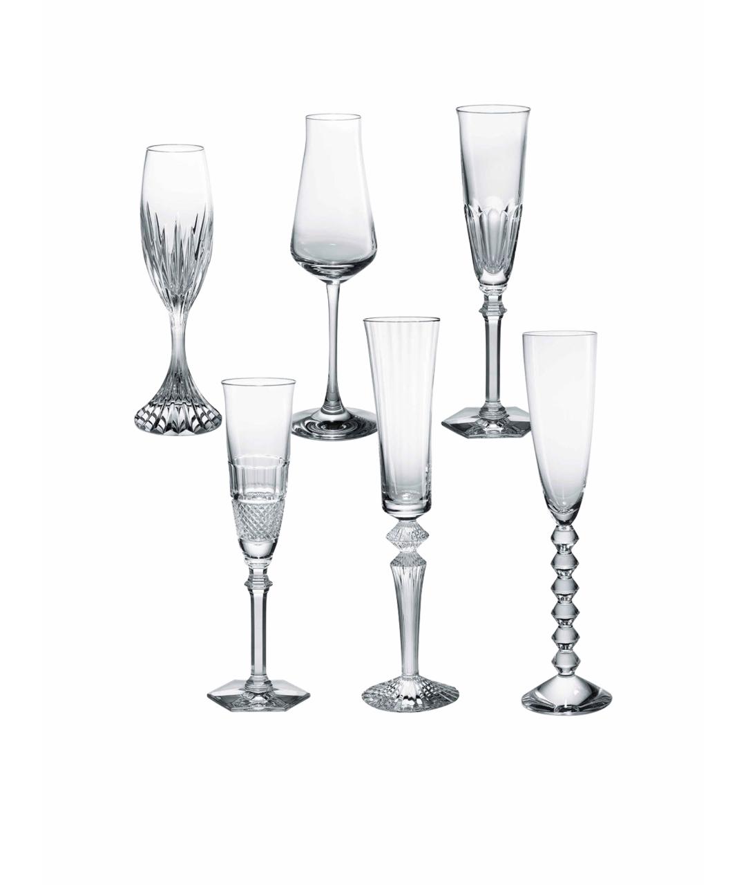 BACCARAT Прозрачный хрустальный фужер для шампанского, фото 1