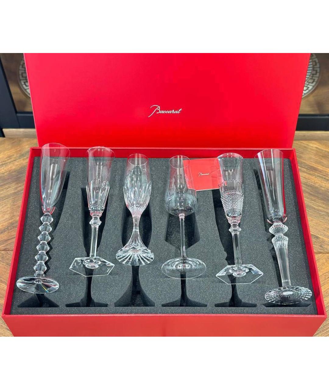 BACCARAT Прозрачный хрустальный фужер для шампанского, фото 3