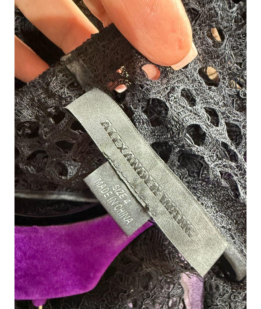 ALEXANDER WANG Черное хлопко-эластановое коктейльное платье, фото 3
