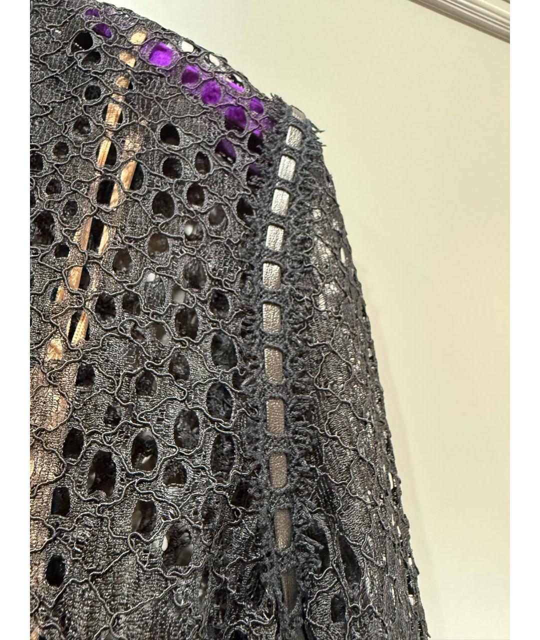 ALEXANDER WANG Черное хлопко-эластановое коктейльное платье, фото 4