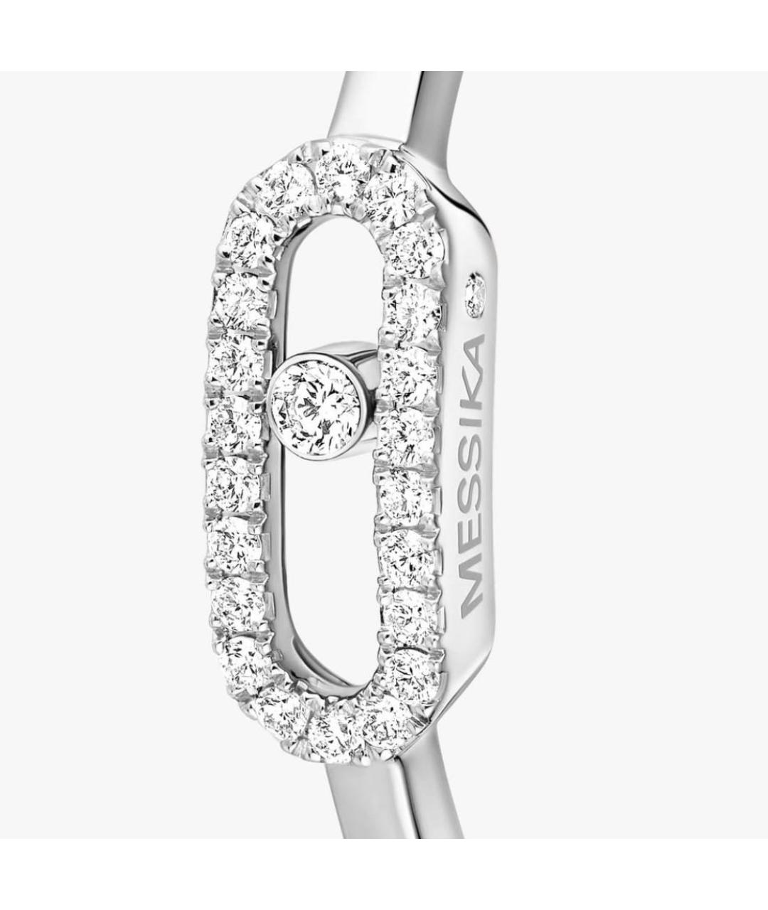 MESSIKA Серебряные серьги из белого золота, фото 4