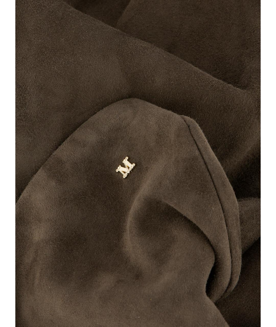 MAX MARA Коричневые перчатки, фото 2