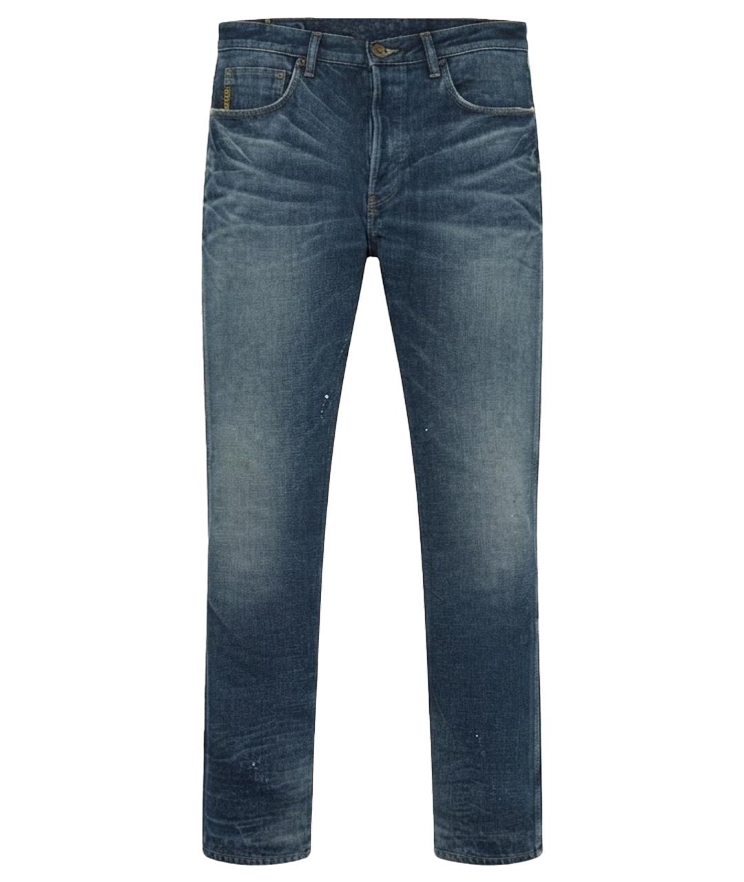 ARMANI JEANS Темно-синие хлопковые джинсы скинни, фото 1