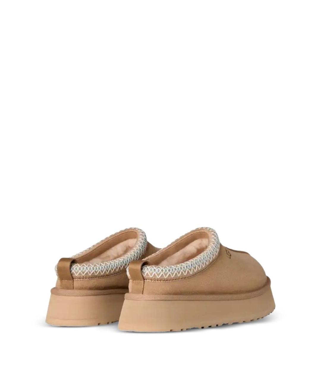 UGG Бежевые замшевые сабо, фото 6