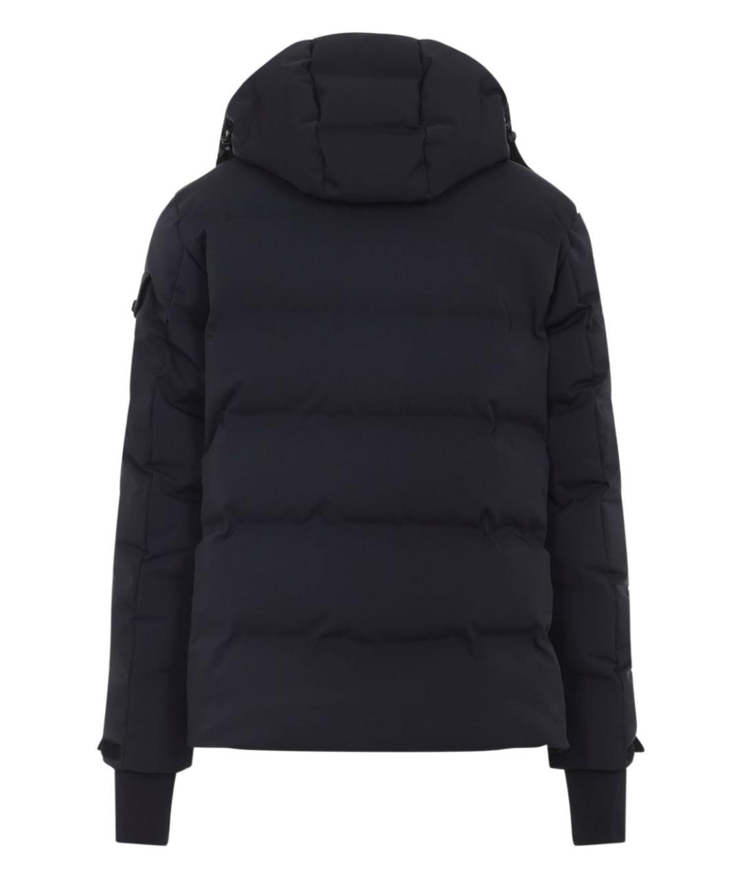 MONCLER GRENOBLE Темно-синий полиэстеровый пуховик, фото 3