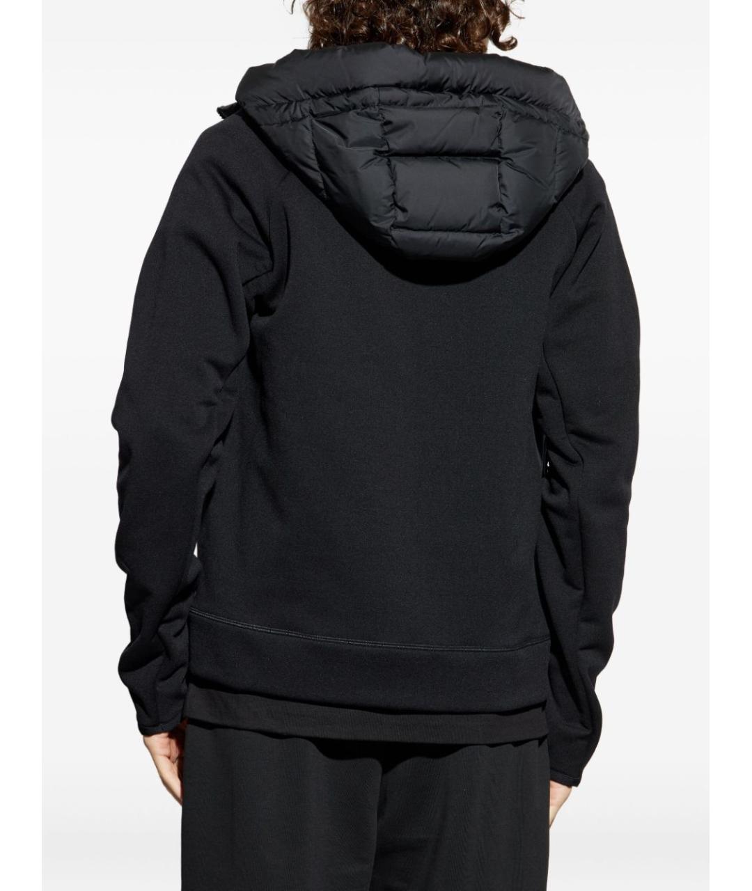 MONCLER GRENOBLE Черный полиэстеровый кардиган, фото 5
