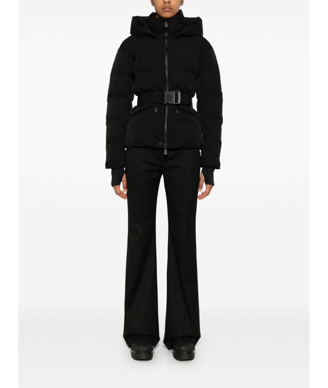 MONCLER GRENOBLE Черная полиэстеровая куртка, фото 5