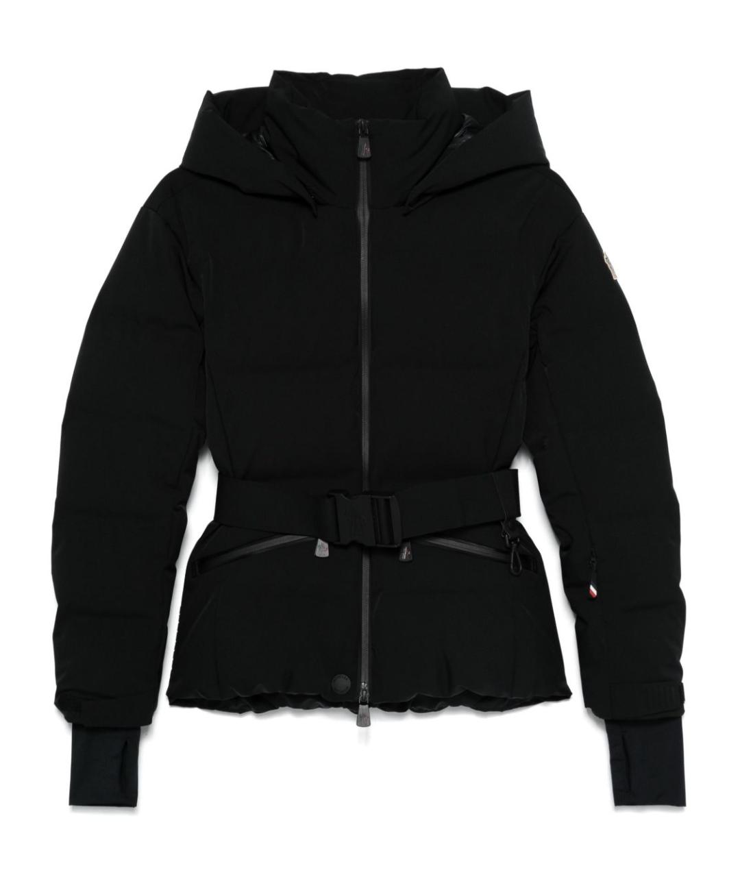 MONCLER GRENOBLE Черная полиэстеровая куртка, фото 1
