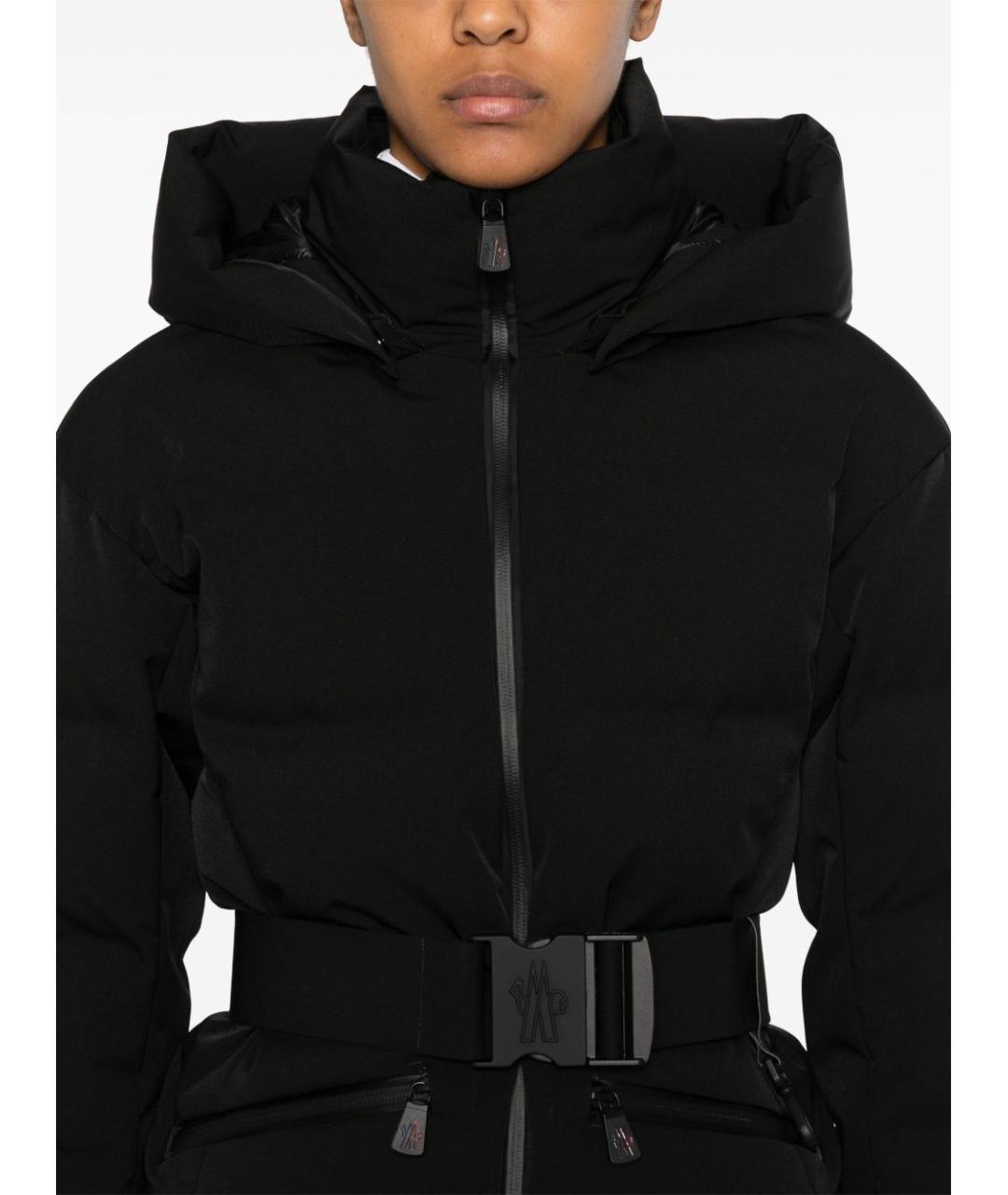 MONCLER GRENOBLE Черная полиэстеровая куртка, фото 3