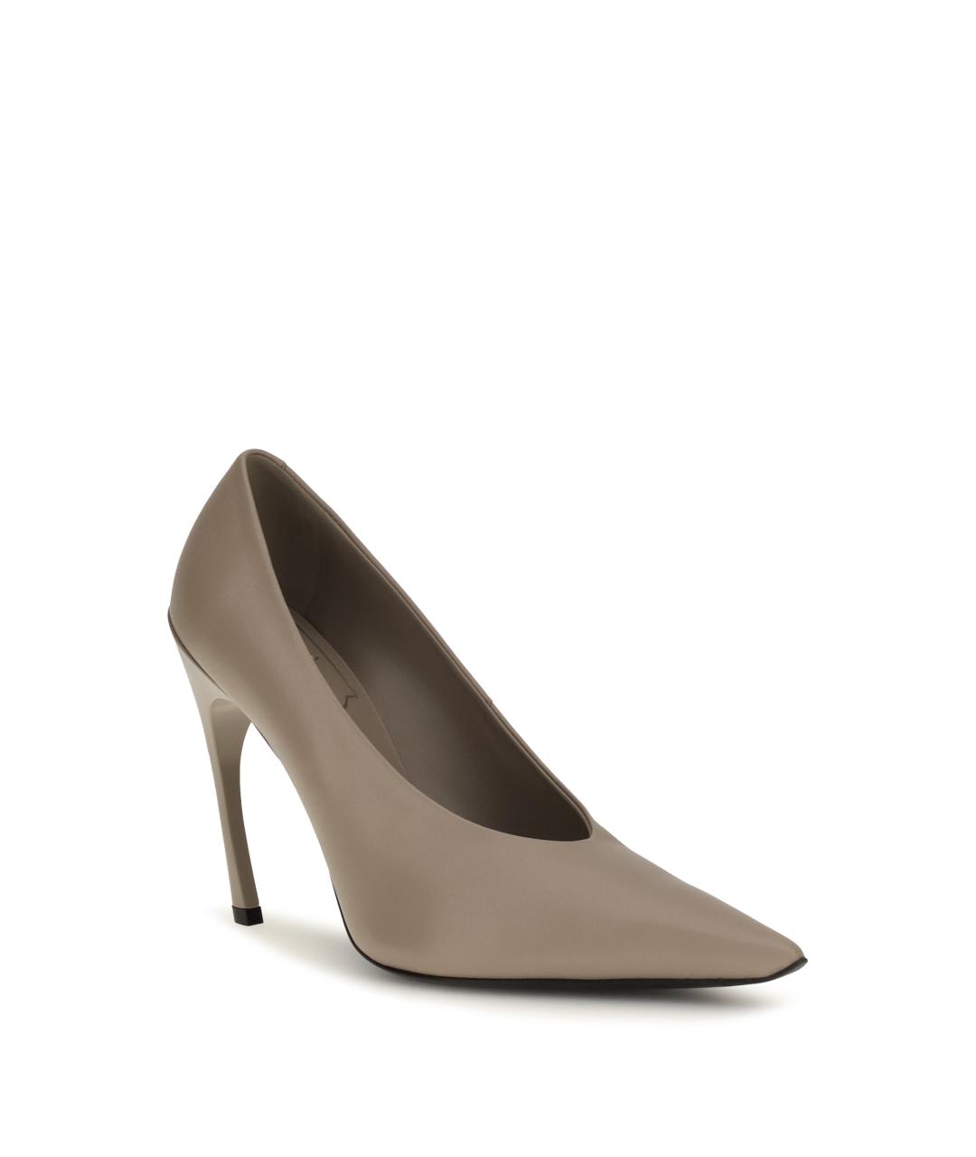 ROGER VIVIER Бежевые кожаные туфли, фото 2