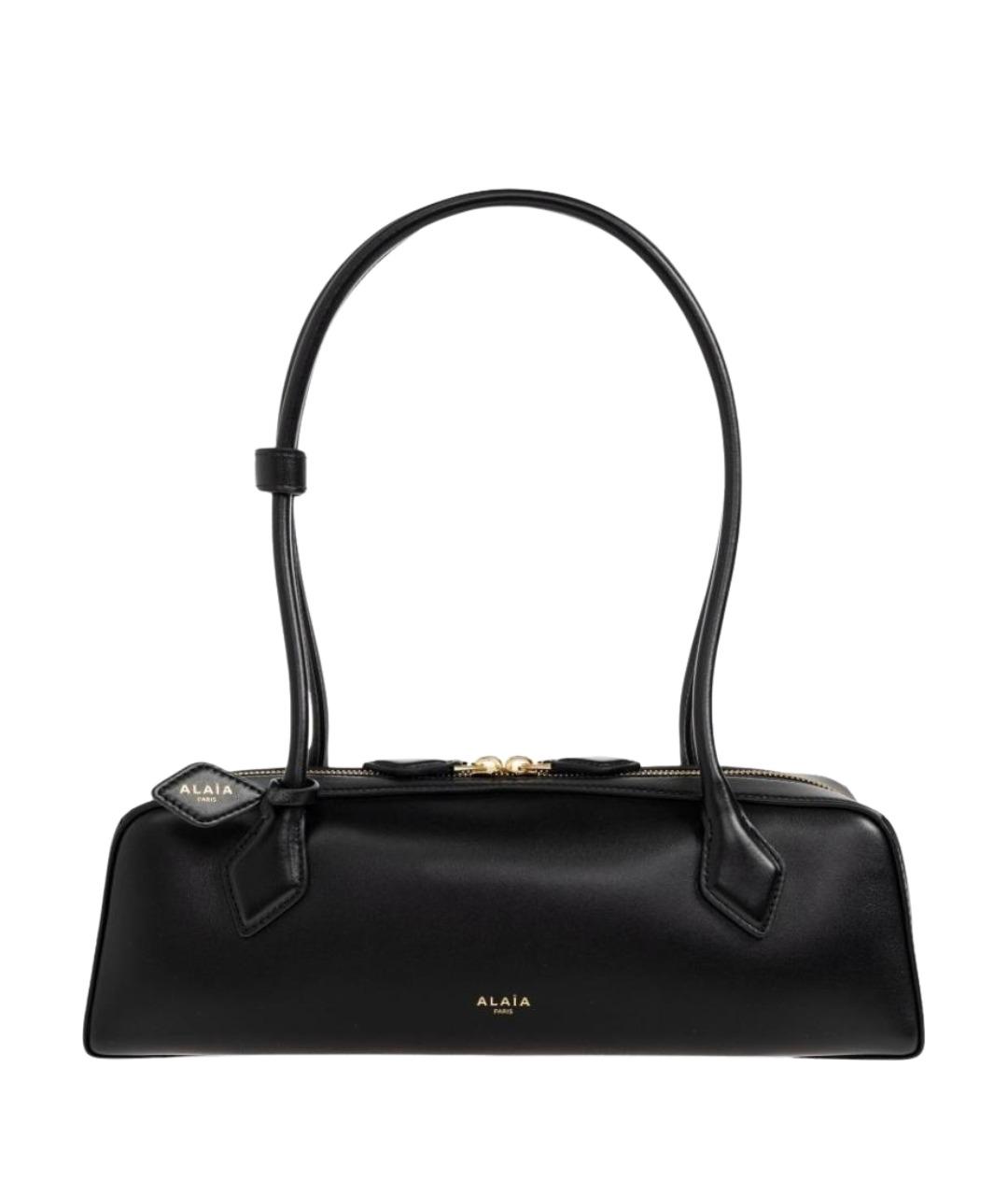 ALAIA Черная кожаная сумка через плечо, фото 1