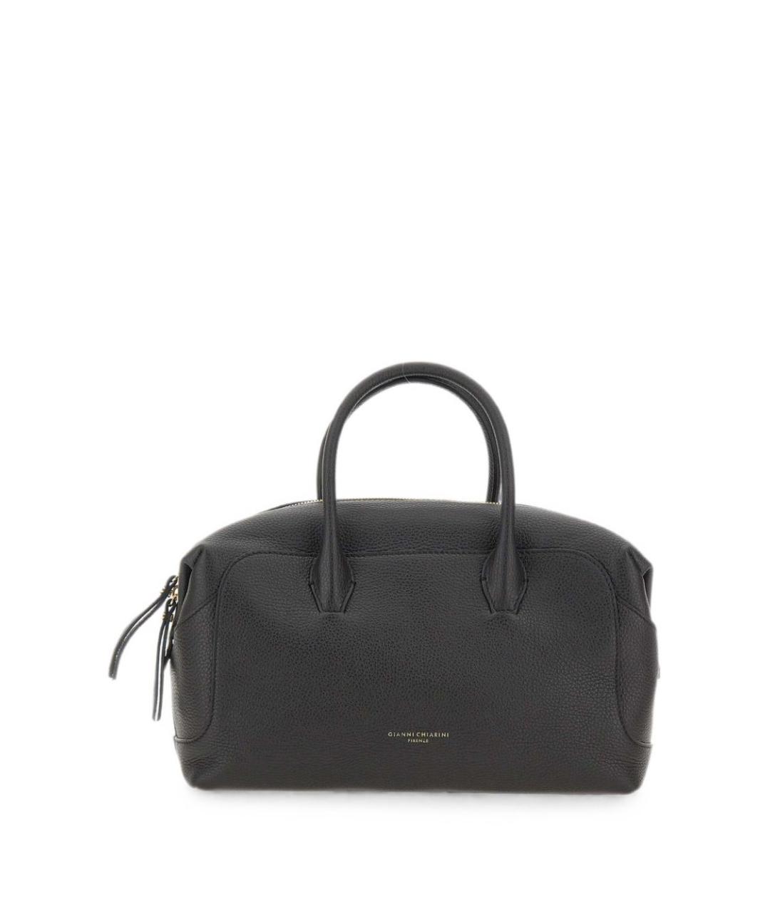 Gianni Chiarini Черная кожаная сумка тоут, фото 1