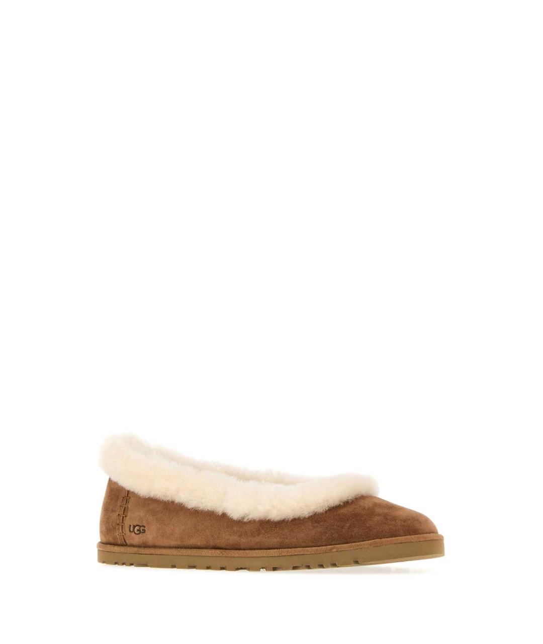 UGG Коричневые замшевые лоферы, фото 2