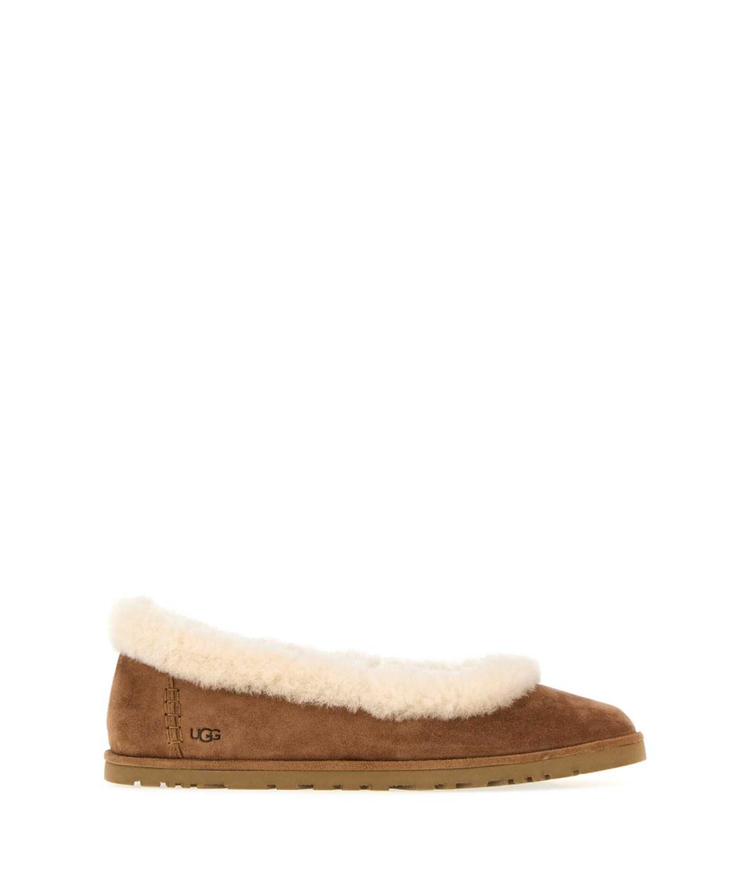 UGG Коричневые замшевые лоферы, фото 3