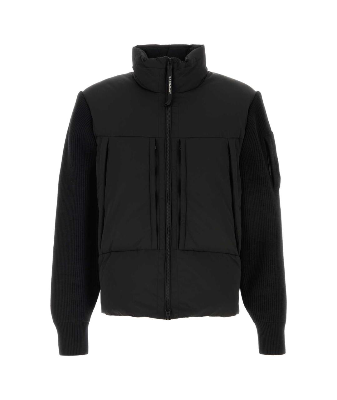 CP COMPANY Черный полиамидовый пуховик, фото 3