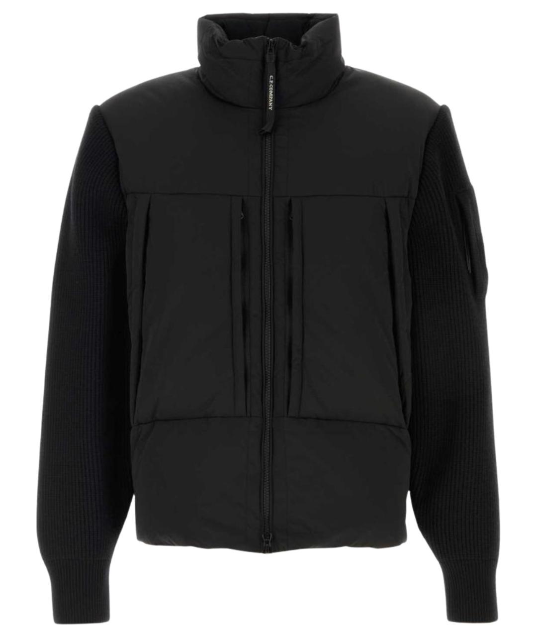 CP COMPANY Черный полиамидовый пуховик, фото 1