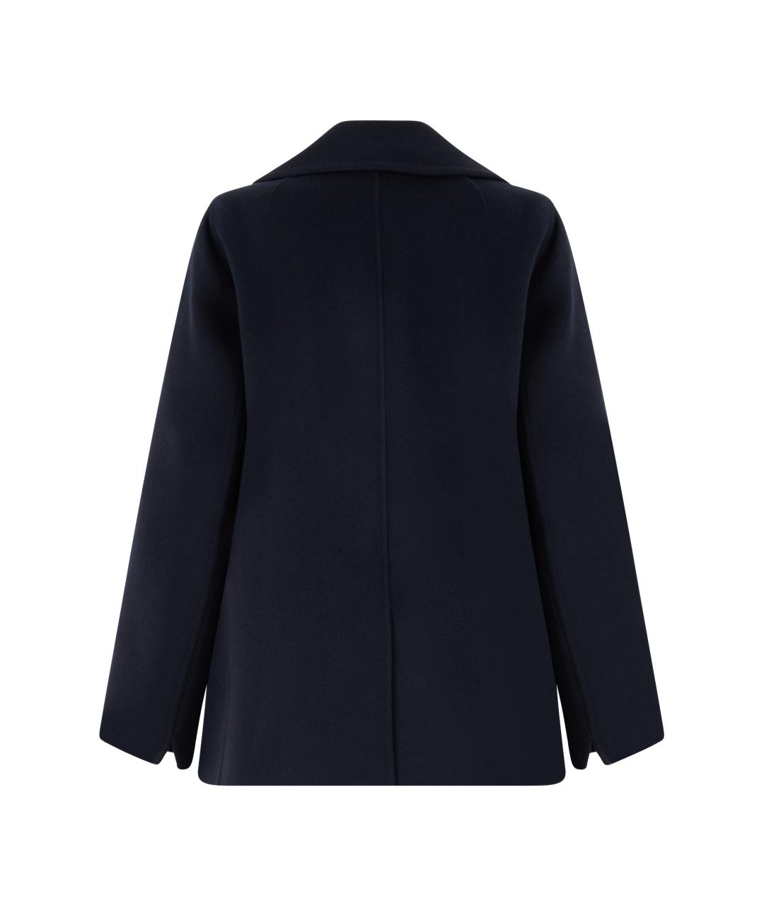 'S MAX MARA Синее шерстяное пальто, фото 2