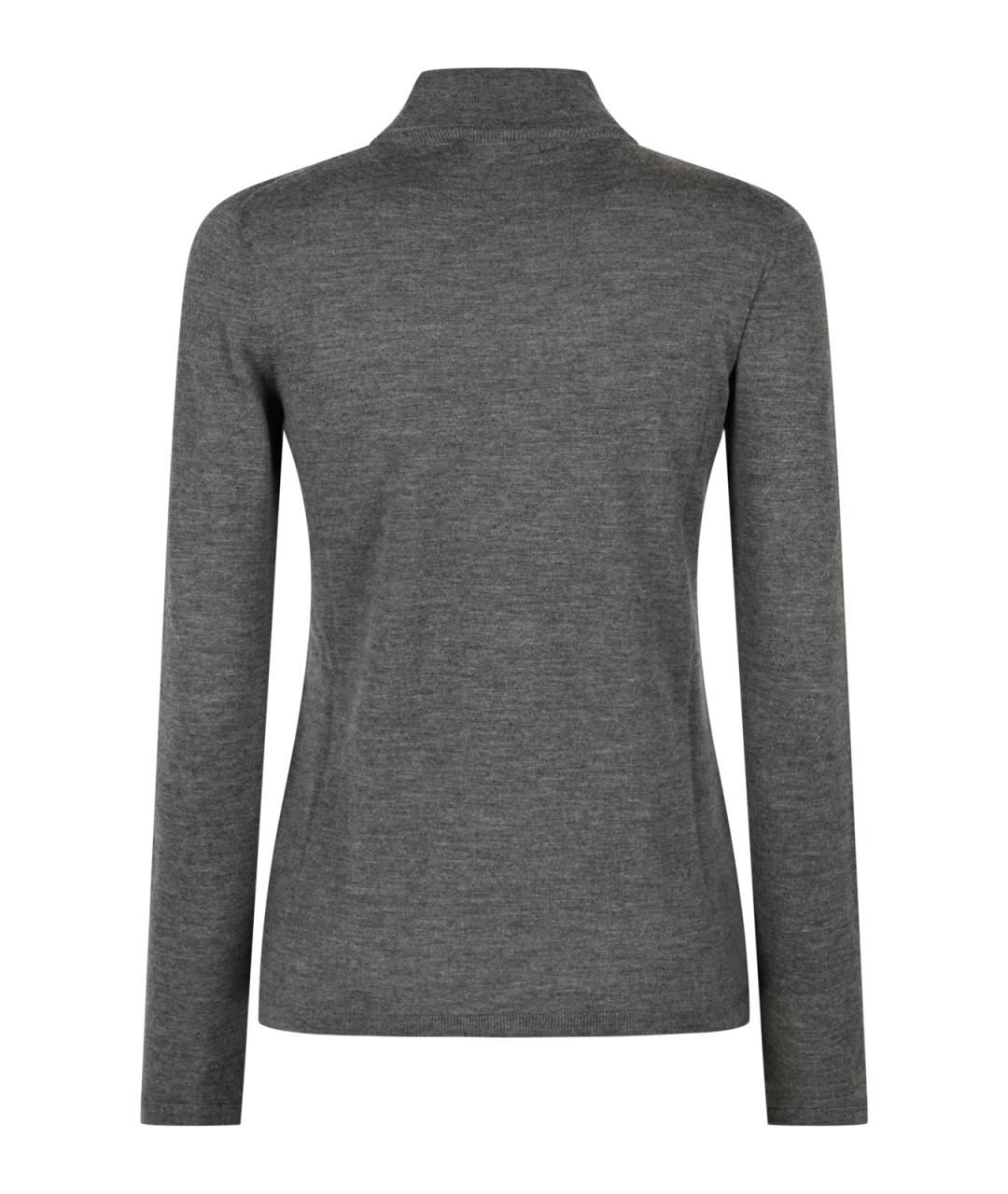 MAX MARA Серая водолазка, фото 2