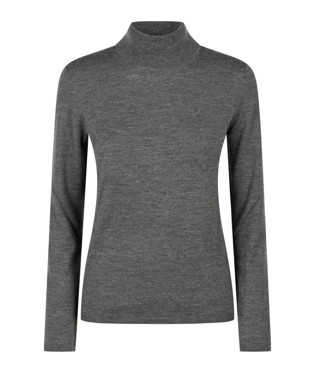 MAX MARA Серая водолазка, фото 1