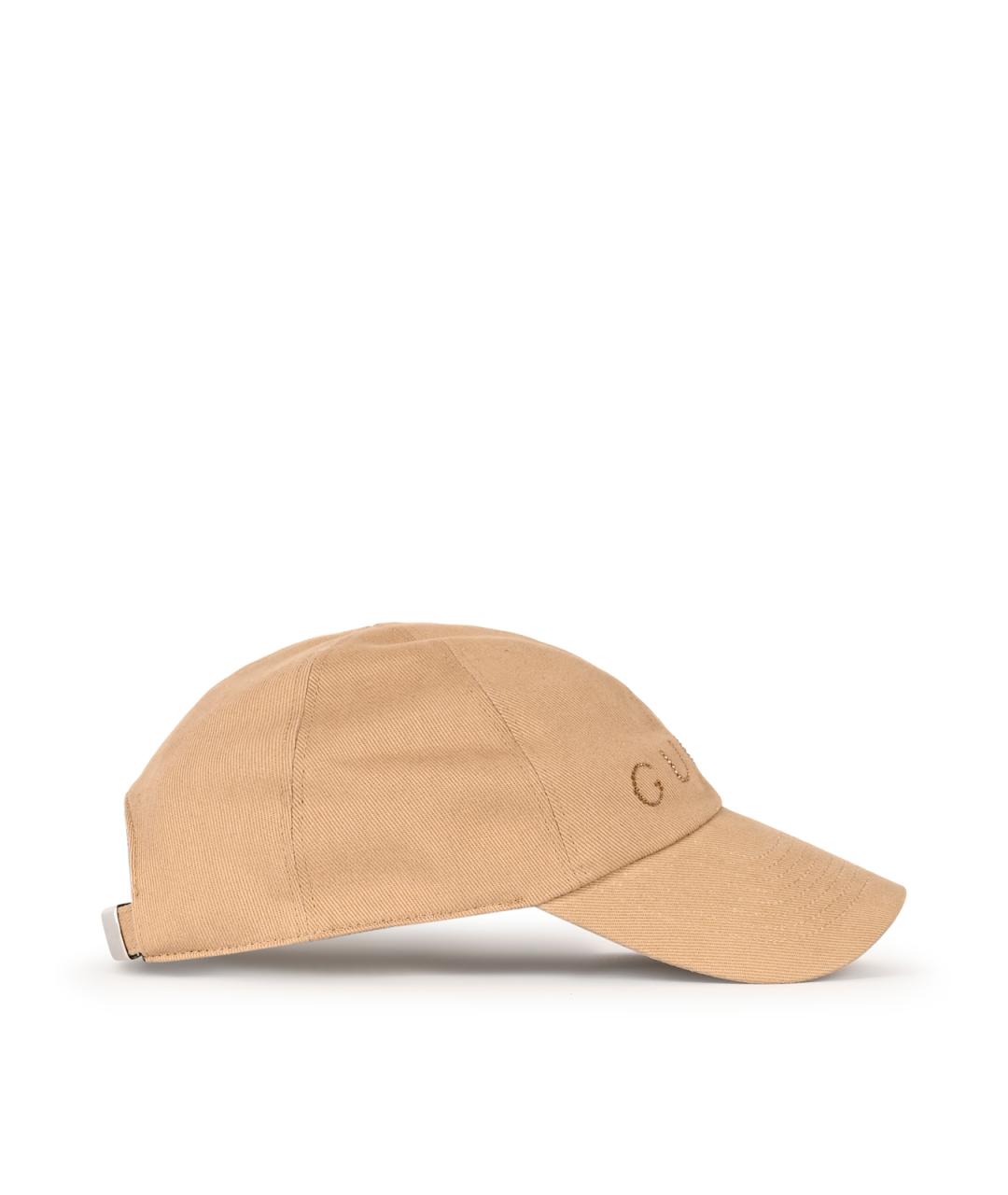 GUCCI Бежевая кепка, фото 2