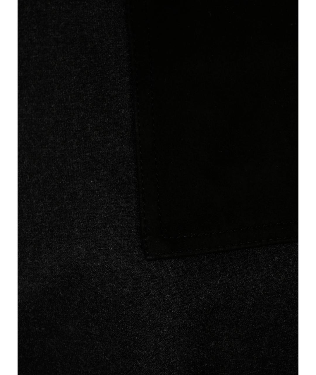 MAX MARA Антрацитовая шерстяная блузы, фото 3