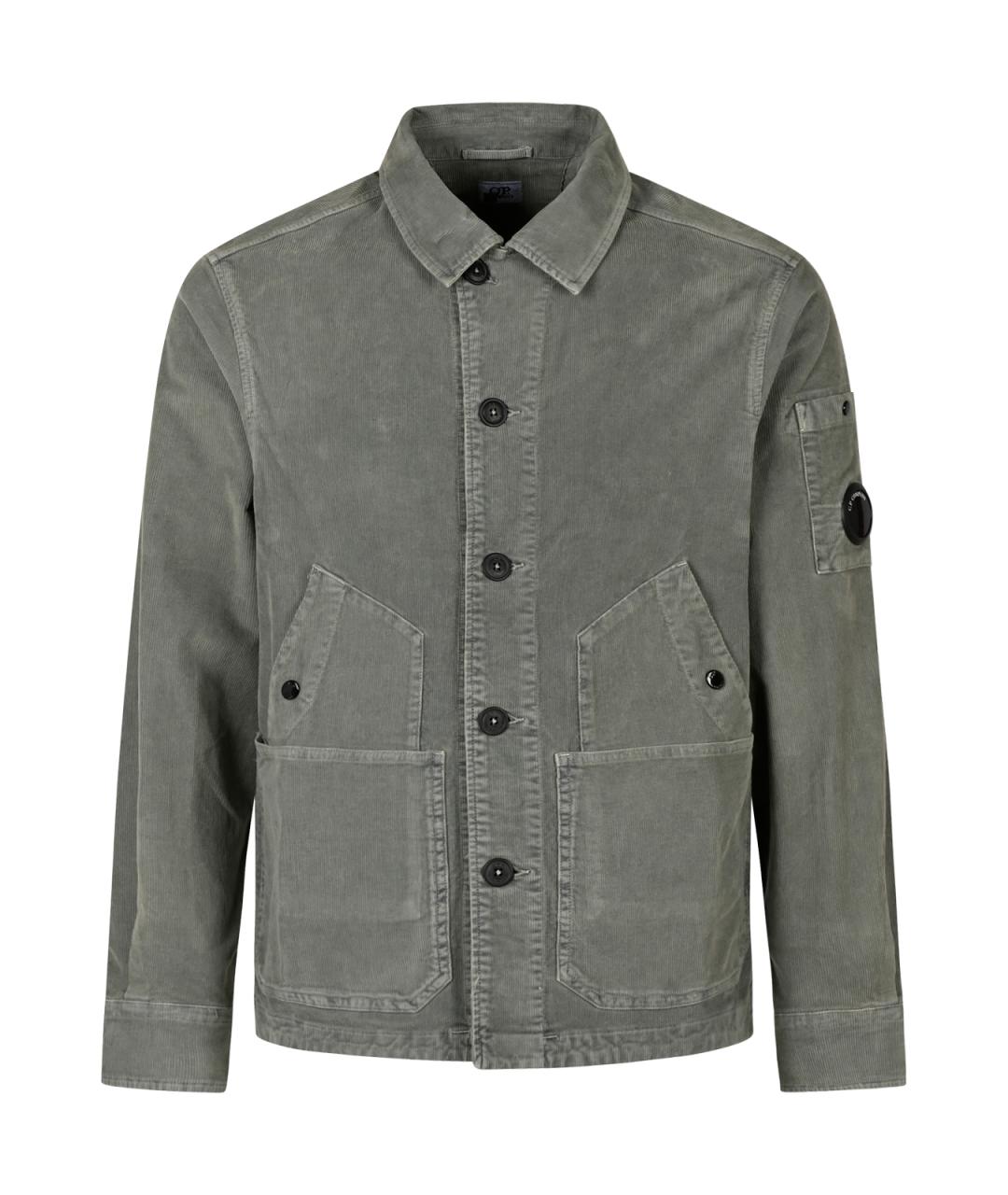 CP COMPANY Серая хлопковая куртка, фото 1