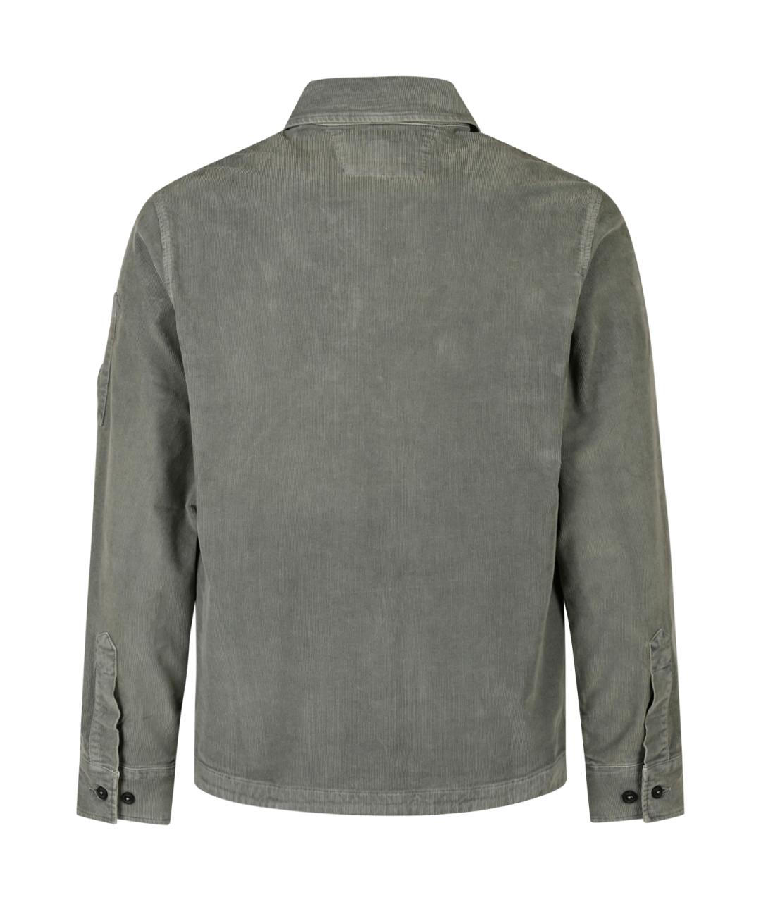 CP COMPANY Серая хлопковая куртка, фото 2