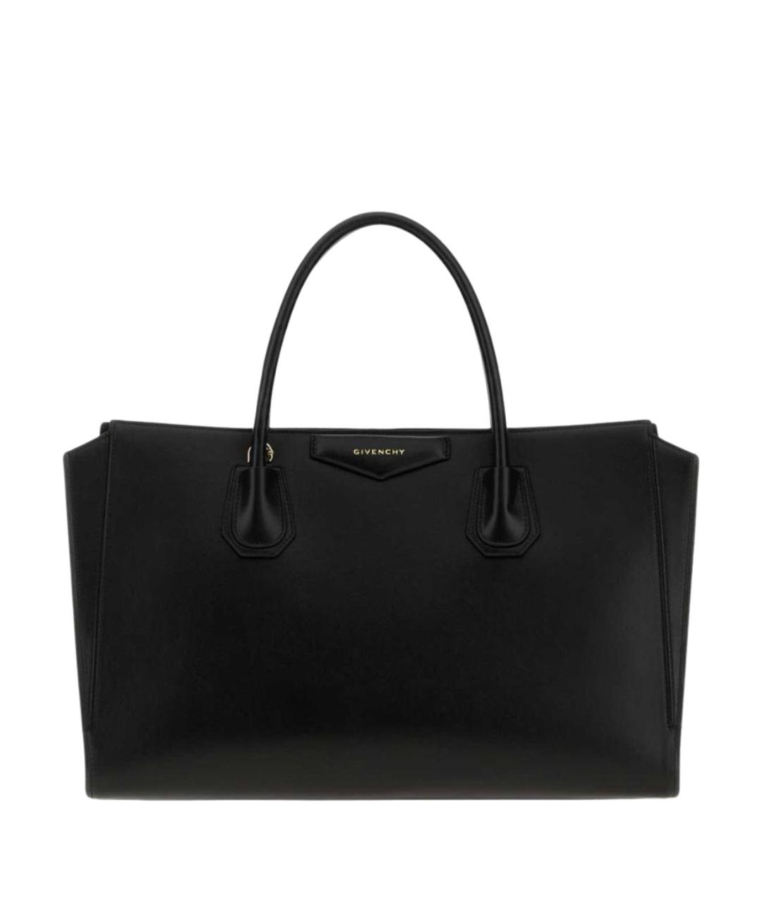 GIVENCHY Черная кожаная сумка тоут, фото 1